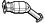 FONOS 28608 Catalytic Converter